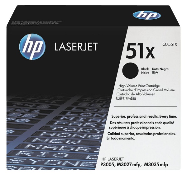 Заправка картриджа Hewlett-Packard HP Q7551X
